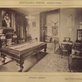 "A lesencetomaji Hertelendy-kastély játszóterme. A felvétel 1895-1899 között készült." A kép forrását kérjük így adja meg: Fortepan / Budapest Főváros Levéltára. Levéltári jelzet: HU.BFL.XV.19.d.1.12.018