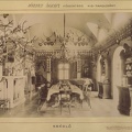 "Habsburg–Lotaringiai József Ágost főherceg kastélya Kistapolcsányon - ebédlő. A felvétel 1895-1899 között készült." A kép forrását kérjük így adja meg: Fortepan / Budapest Főváros Levéltára. Levéltári jelzet: HU.BFL.XV.19.d.1.12.099