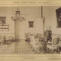 "Habsburg–Lotaringiai József Ágost főherceg kastélya Kistapolcsányon - nagyszalon. A felvétel 1895-1899 között készült." A kép forrását kérjük így adja meg: Fortepan / Budapest Főváros Levéltára. Levéltári jelzet: HU.BFL.XV.19.d.1.12.101