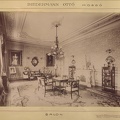 "A mozsgói Biedermann-kastély szalonja. A felvétel 1895-1899 között készült." A kép forrását kérjük így adja meg: Fortepan / Budapest Főváros Levéltára. Levéltári jelzet: HU.BFL.XV.19.d.1.12.130