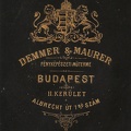 Hunyadi János (Albrecht) út 1., Demmer és Mauerer fényképészeti műterme.