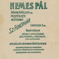 Ligetsor 5., Nemes Pál fényképészeti és festészeti műterme.