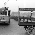 Margit híd a szigeti lejárónál Buda felé nézve.
