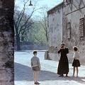 Káptalandomb, balra a Székesegyház sekrestyéjének sarka, jobbra a Káptalandomb 9. számú ház.