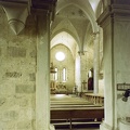 a Bélháromkúti Apátság templomának belső tere.
